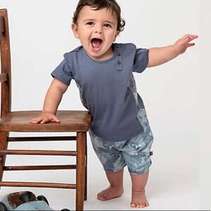 Boys Kidding Around T-shirt and Short Set from Playset from Maisonette